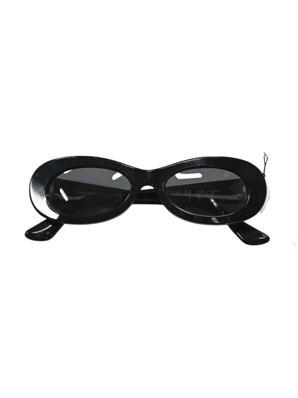 INDY SoHo Oval Sunglasses in Black